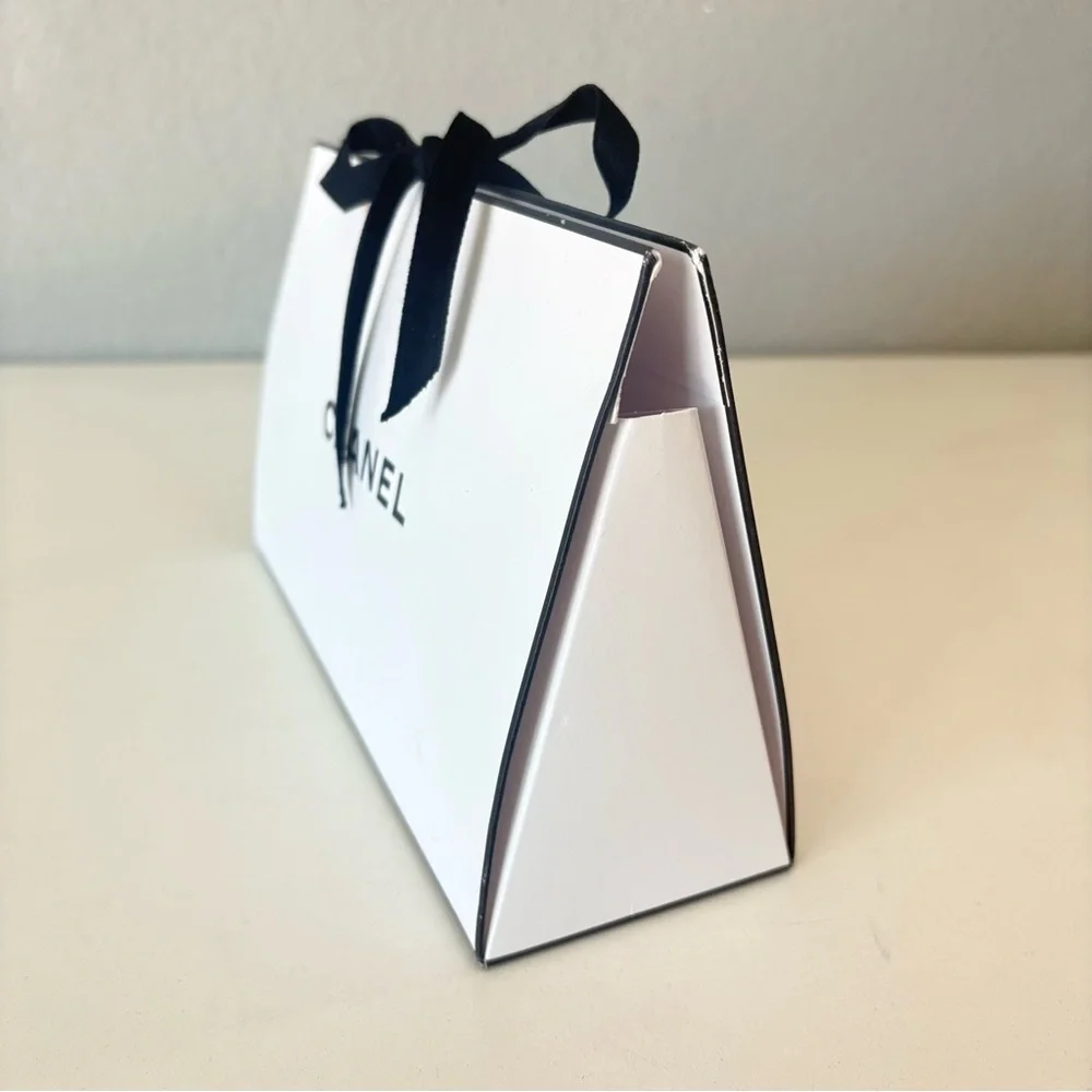 CHANEL Origami Signature Empty Holiday Gift Box Only 8.5x5.5x3”